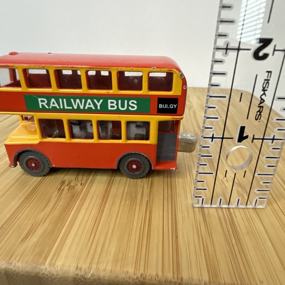 Red Bulgy Thomas the Train Railway Bus Double Decker Tank Engine Friends - Picture 7 of 7